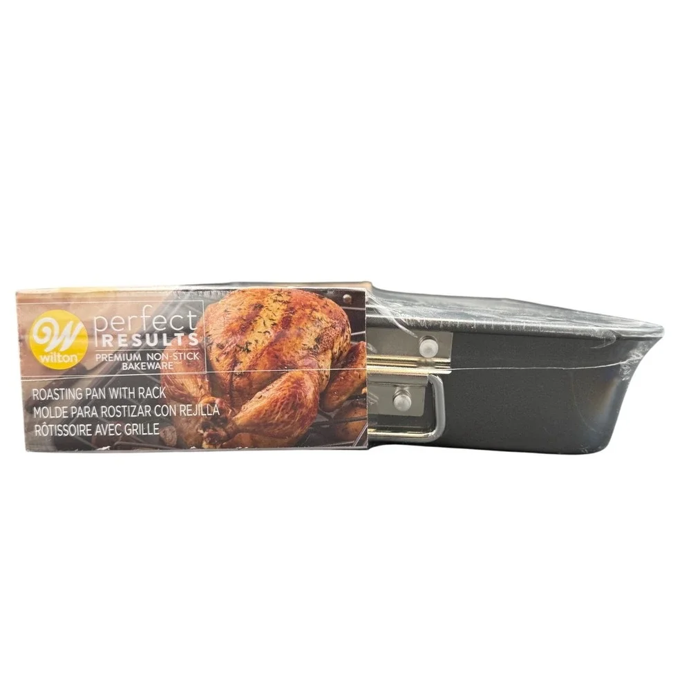 Wilton Perfect Results Non-Stick Roasting Pan With‎ Rack Baking Holiday Cooking